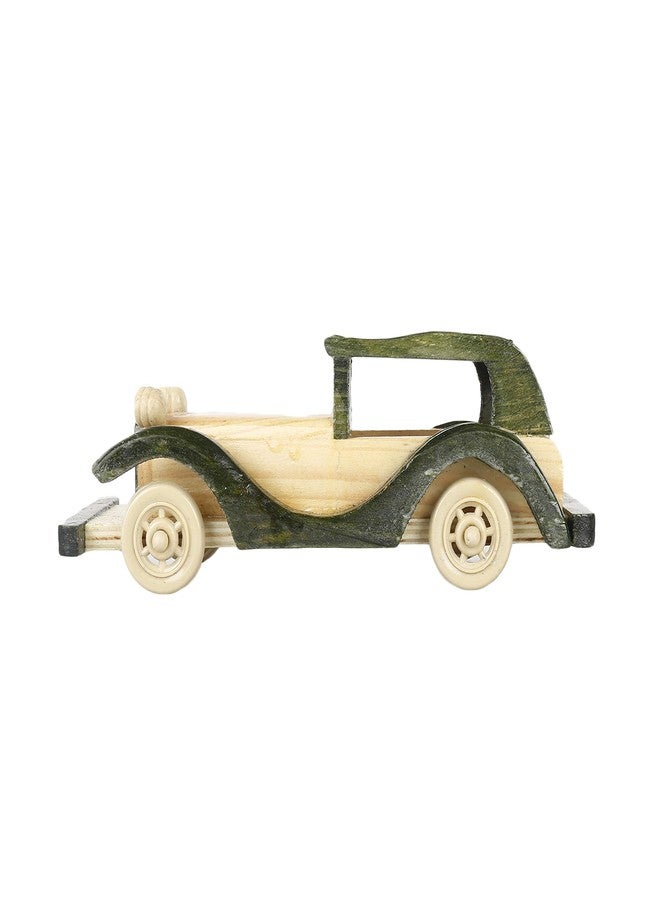 Sri Balajee Bangles Wooden Vintage Classic Vehicle Car Toy (5) (Brown) - Image 1